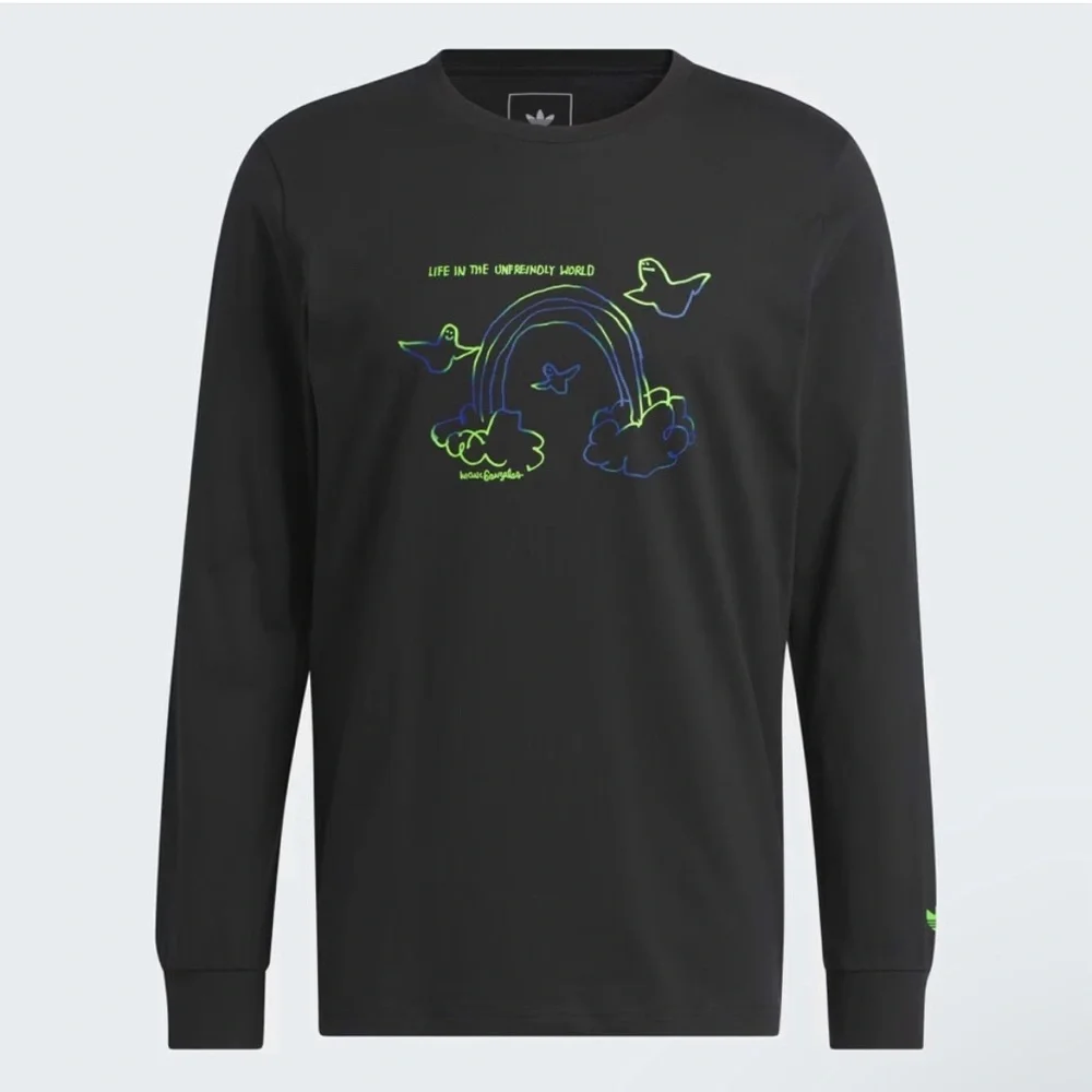 NWT Adidas Originals Shmoofoil Cloudy Long Sleeve, Size M - Picture 1 of 7